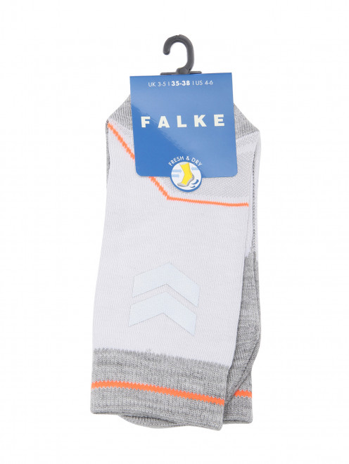 Носки из смешанной пряжи в "полоску" Falke - Общий вид