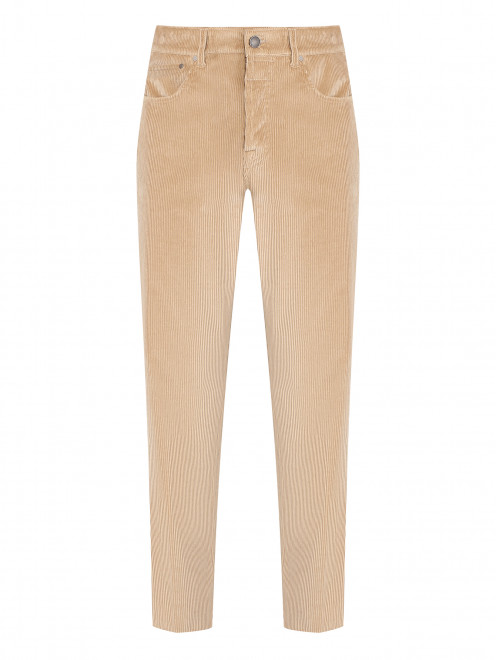 Вельветовые брюки из хлопка LARDINI - Общий вид