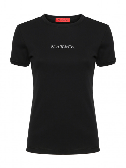 Базовая футболка с логотипом Max&Co - Общий вид