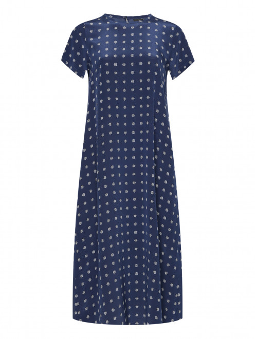 Платье из шелка с узором Weekend Max Mara - Общий вид