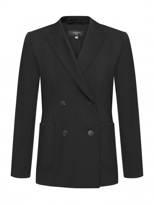 Двубортный жакет из шерсти Weekend Max Mara - Общий вид
