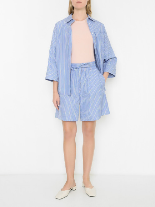 Базовая майка из хлопка Weekend Max Mara - МодельОбщийВид