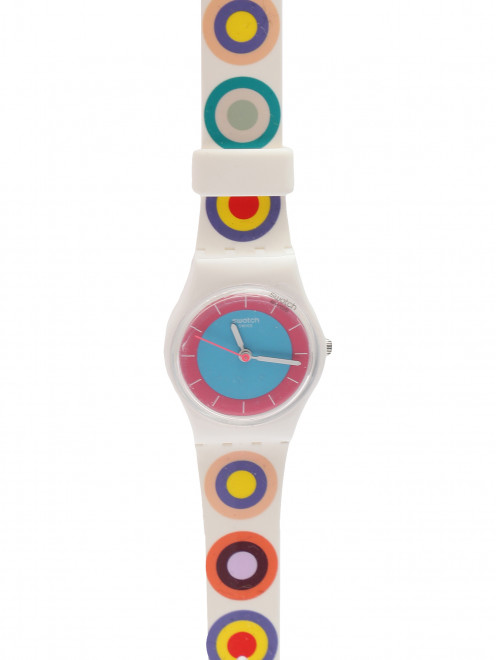 Кварцевые часы с узором Swatch - Общий вид