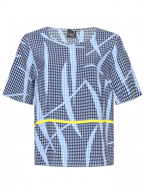 Блуза-футболка из купро и вискозы Persona by Marina Rinaldi - Общий вид