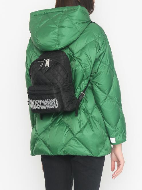 Рюкзак из текстиля с логотипом Moschino - МодельВерхНиз