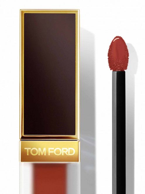 Жидкая помада для губ Liquid Lip Luxe Matte, оттенок Smitten, 6 мл Tom Ford - Обтравка1