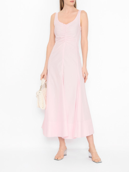 Платье-макси из хлопка Sportmax - МодельОбщийВид