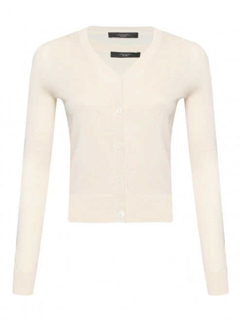 Комплект из трикотажного топа и кардигана Weekend Max Mara - Общий вид