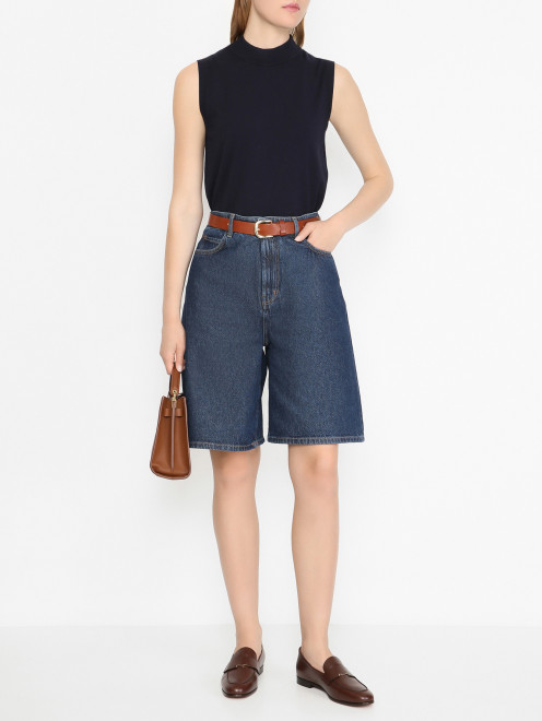 Лоферы из гладкой кожи Max Mara - МодельОбщийВид