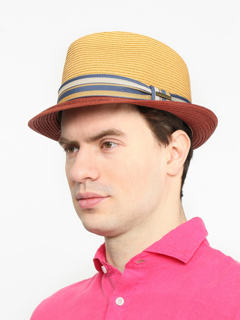 Шляпа с контрастной лентой Stetson - МодельОбщийВид