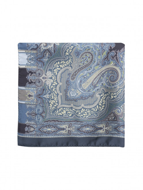 Карманный платок из шелка с узором Etro - Общий вид