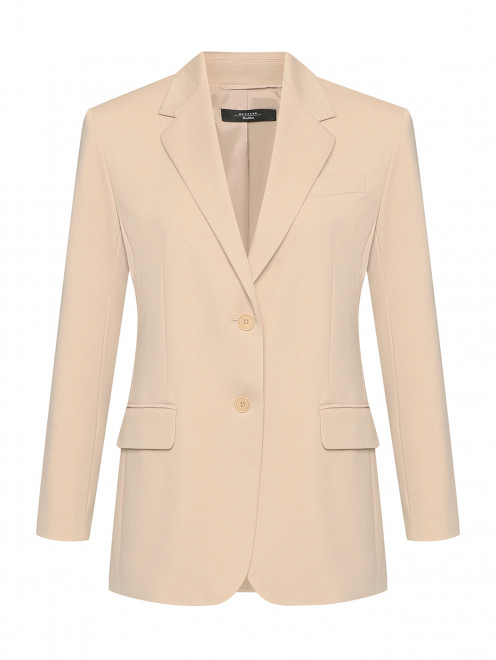 Однобортный трикотажный жакет Weekend Max Mara - Общий вид