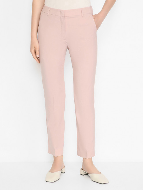 Укороченные брюки из шерсти Weekend Max Mara - МодельВерхНиз