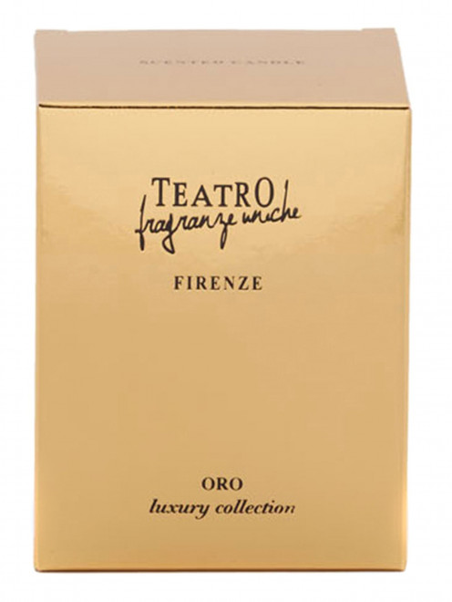Ароматическая свеча Oro, 180 г Teatro Fragranze - Обтравка1