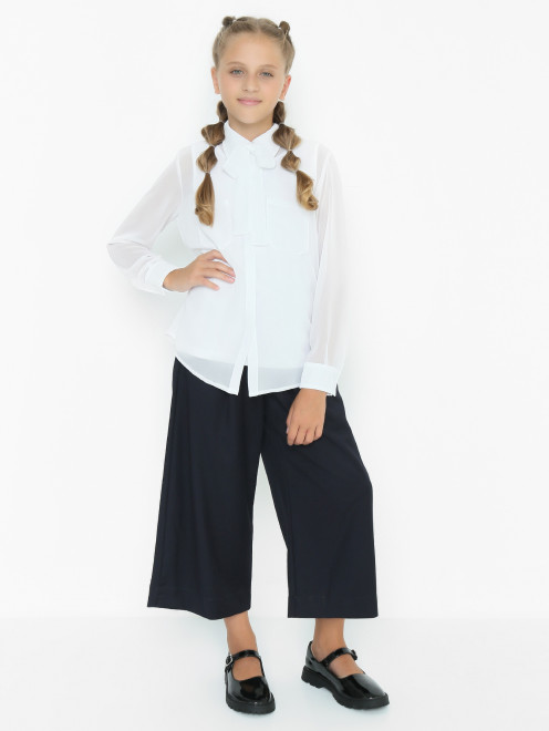 Блуза с накладными карманами Aletta Couture - МодельОбщийВид
