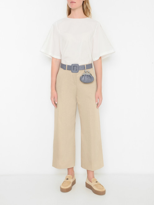 Сумка мини из кожи Weekend Max Mara - МодельОбщийВид