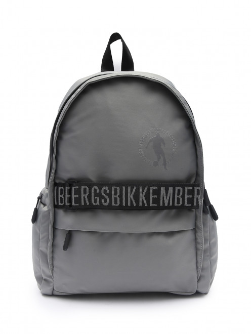 Рюкзак из текстиля с узором Bikkembergs - Общий вид
