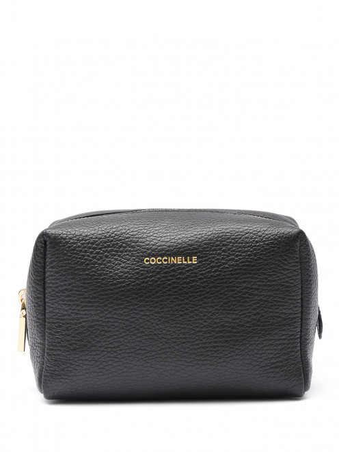Косметичка из кожи на молнии Coccinelle - Общий вид