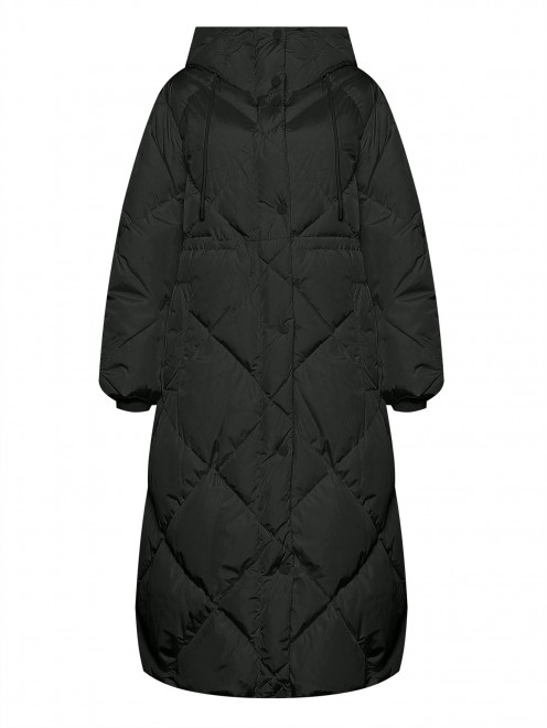 Удлиненный стеганый пуховик с капюшоном Weekend Max Mara - Общий вид