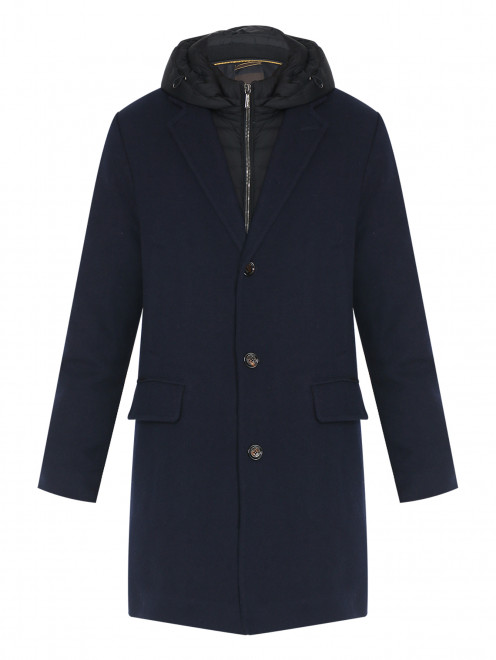 Пальто из шерсти с пуховым утеплителем Moorer - Общий вид