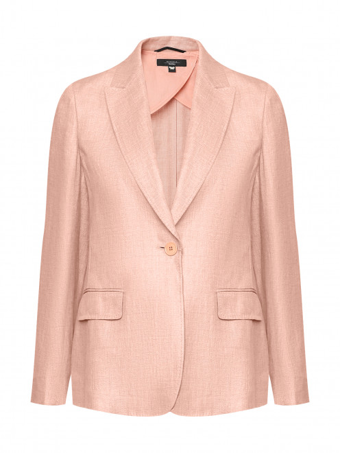 Льняной жакет без подкладки Weekend Max Mara - Общий вид