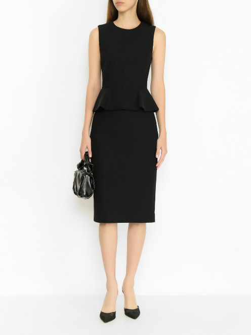 Платье-футляр с баской Max Mara - МодельОбщийВид
