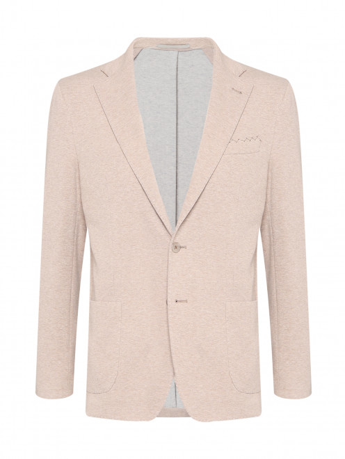 Пиджак из хлопка на пуговицах Doriani Cashmere - Общий вид