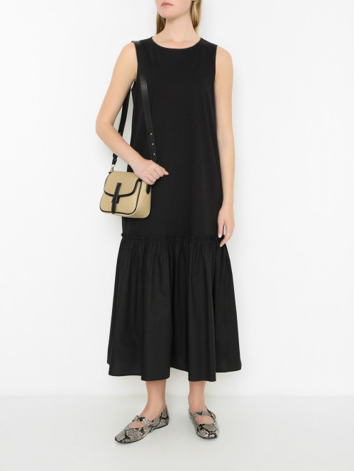 Трикотажное платье из хлопка Weekend Max Mara - МодельОбщийВид