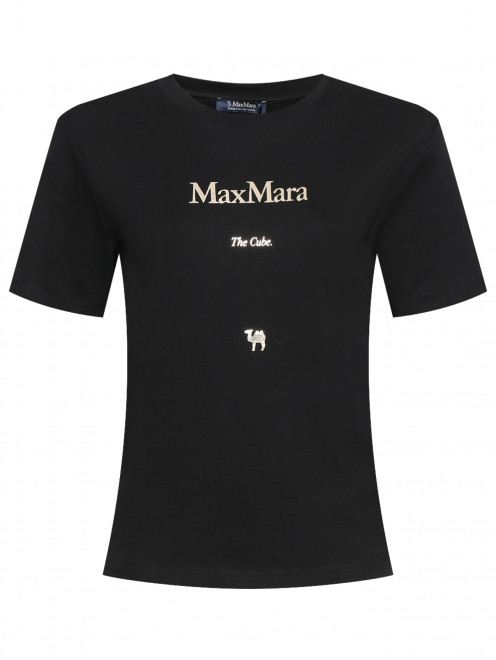 Футболка с логотипом Max Mara - Общий вид