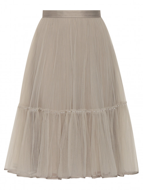 Воздушная юбка из сетки с декором пайетками Ellassay - Общий вид