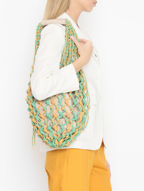 Плетеная сумка-мешок Alysi - МодельВерхНиз