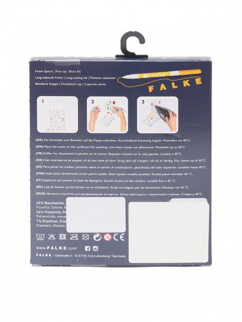 Носки для раскрашивания с набором фломастеров Falke - Обтравка1