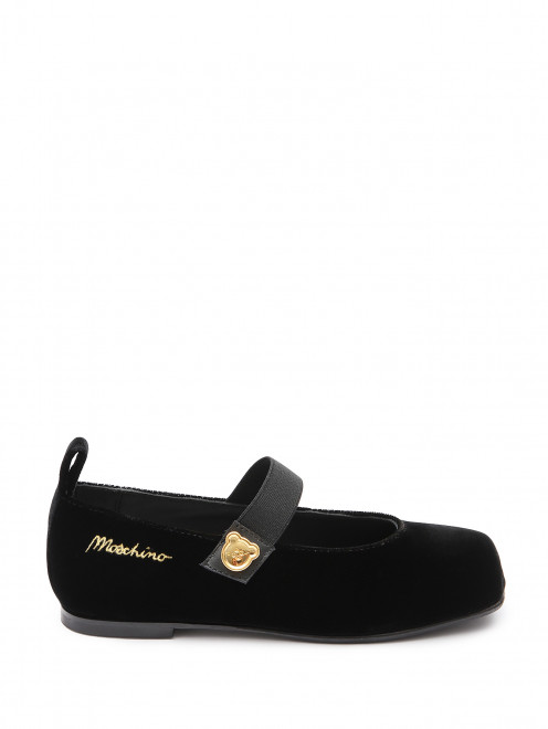 Балетки с логотипом Moschino - Общий вид