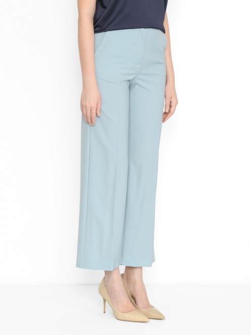 Прямые брюки из шерсти Weekend Max Mara - МодельВерхНиз