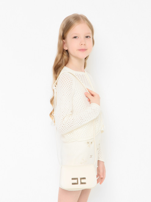 Однотонная сумка кросс-боди Elisabetta Franchi - МодельВерхНиз