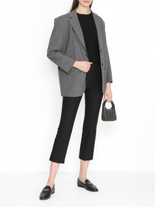 Зауженные брюки со стрелками Weekend Max Mara - МодельОбщийВид