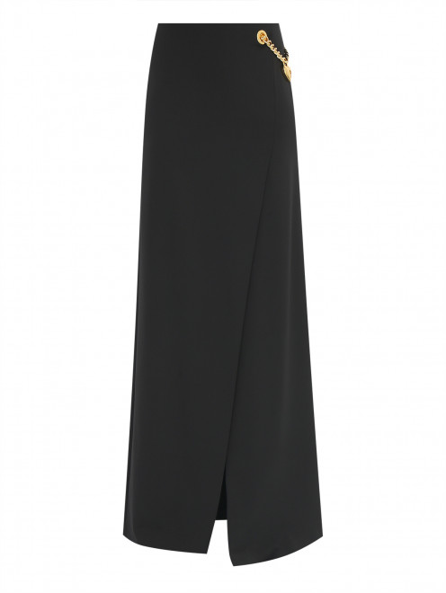 Трикотажная юбка с цепочкой Moschino - Общий вид