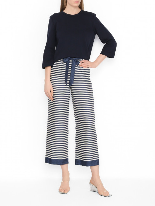 Брюки из шелка Max Mara - МодельОбщийВид
