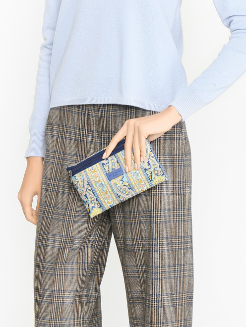 Косметичка с узором на молнии Etro - МодельОбщийВид