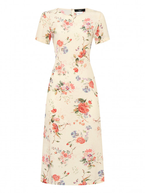 Платье из шелка с разрезами Weekend Max Mara - Общий вид