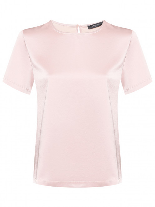 Комбинированный топ с короткими рукавами Weekend Max Mara - Общий вид