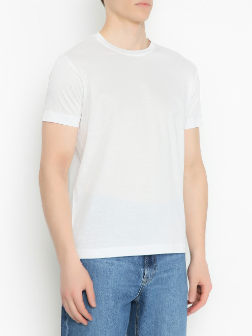 Базовая футболка из хлопка Tombolini - МодельВерхНиз