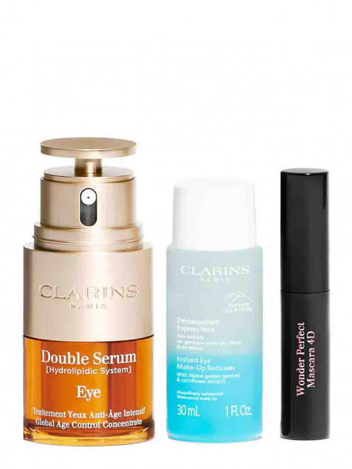 Набор в косметичке Double Serum Eye Collection, 30+20+3 мл Clarins - Общий вид