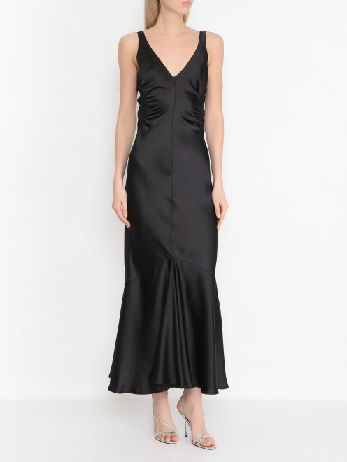 Платье-макси с драпировками Sportmax - МодельВерхНиз