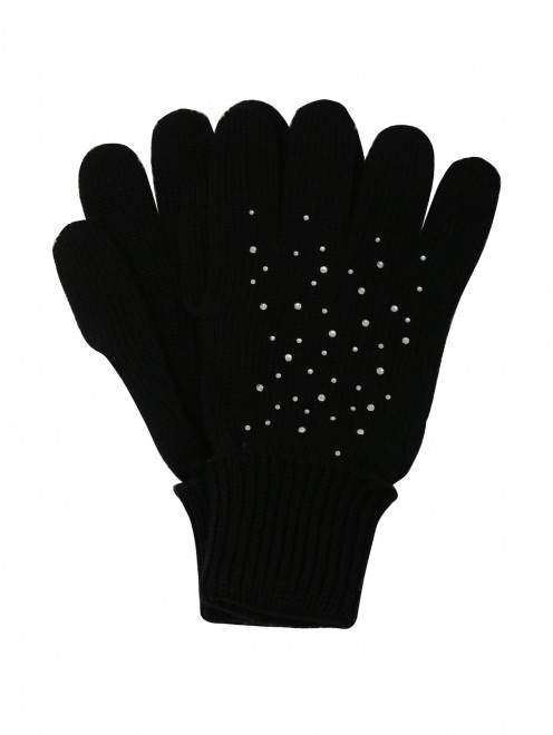 Перчатки со стразами из шерсти IL Trenino - Общий вид