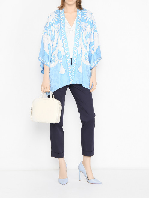 Сумка из кожи Weekend Max Mara - МодельОбщийВид