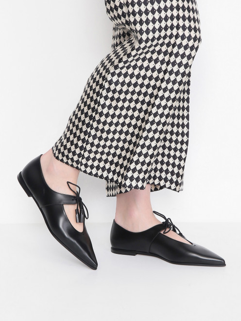 Туфли из кожи Max Mara - МодельВерхНиз