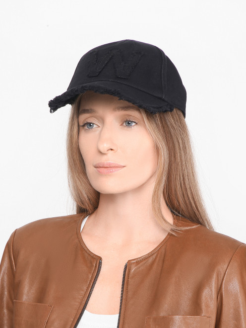 Бейсболка из хлопка с бахромой Weekend Max Mara - МодельОбщийВид