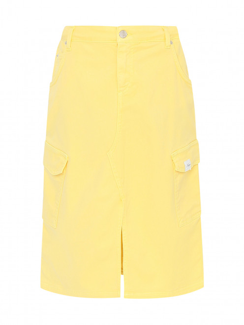Юбка прямая с карманами MSGM - Общий вид