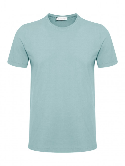 Базовая футболка из хлопка Piacenza Cashmere - Общий вид